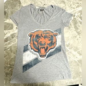 Large Chicago Bears, ￼FOOTBALL NFL TEAM APPAREL WOMENS GRAPHIC PRINT T SHIRT